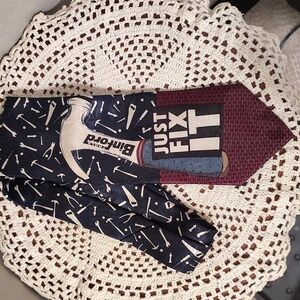 Home Improvement TV Show Just Fix It Binford Tools Hammer Mens Tie Necktie 90s